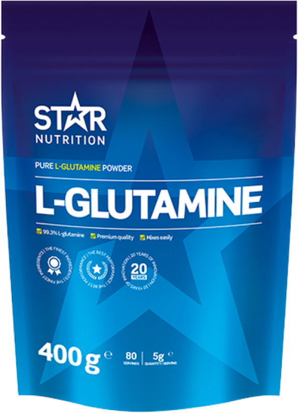 Star Nutrition L-glutamine, 400 G, L-glutamin pulver STD