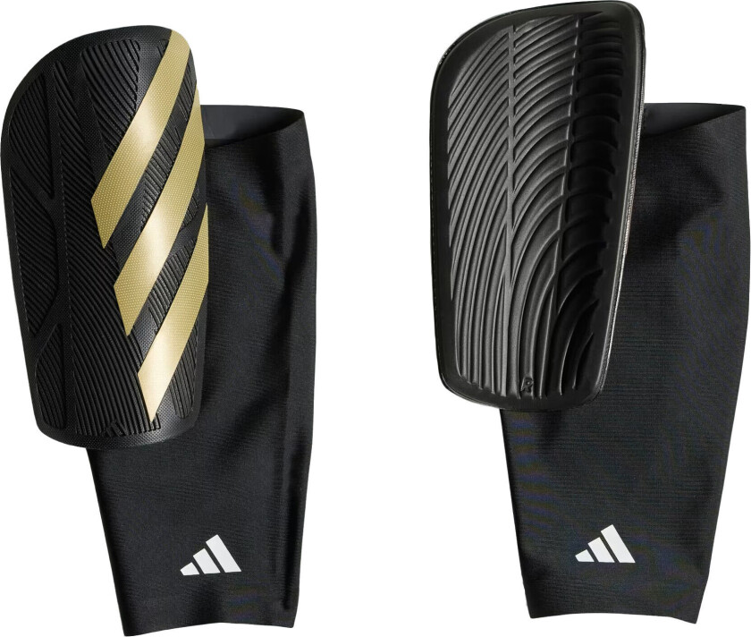 adidas Tiro Shin Guard Competition, legskinn, unisex Black/gold Met./whit