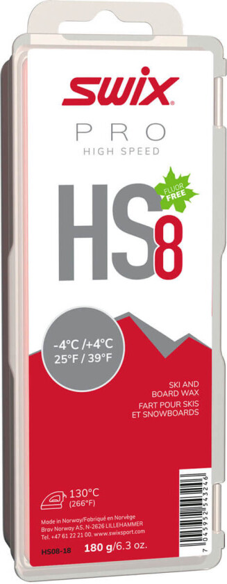 Hs8 Red, -4°c/+4°c, 180g OneSize