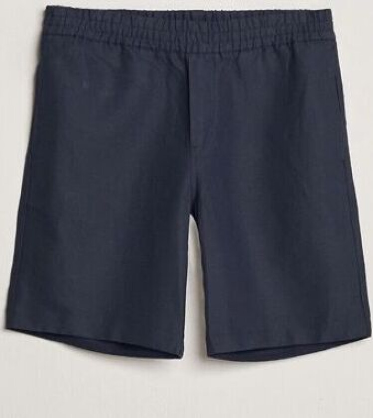 Smith Linen/Cotton Drawstring Shorts Salute Navy