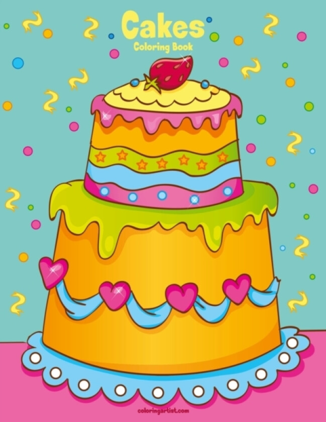Cakes Coloring Book 1 av Nick Snels (Paperback)