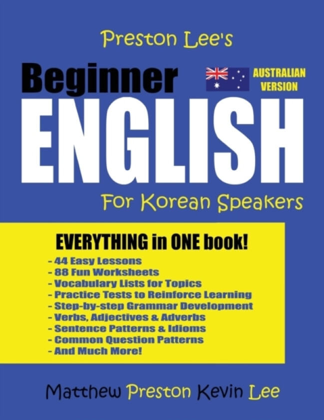 Preston Lee's Beginner English For Korean Speakers (Australian) av Kevin Lee, Matthew Preston (Paperback)