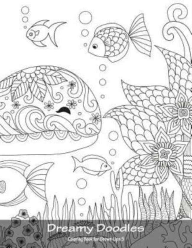 Dreamy Doodles Coloring Book for Grown-Ups 5 av Nick Snels (Paperback)
