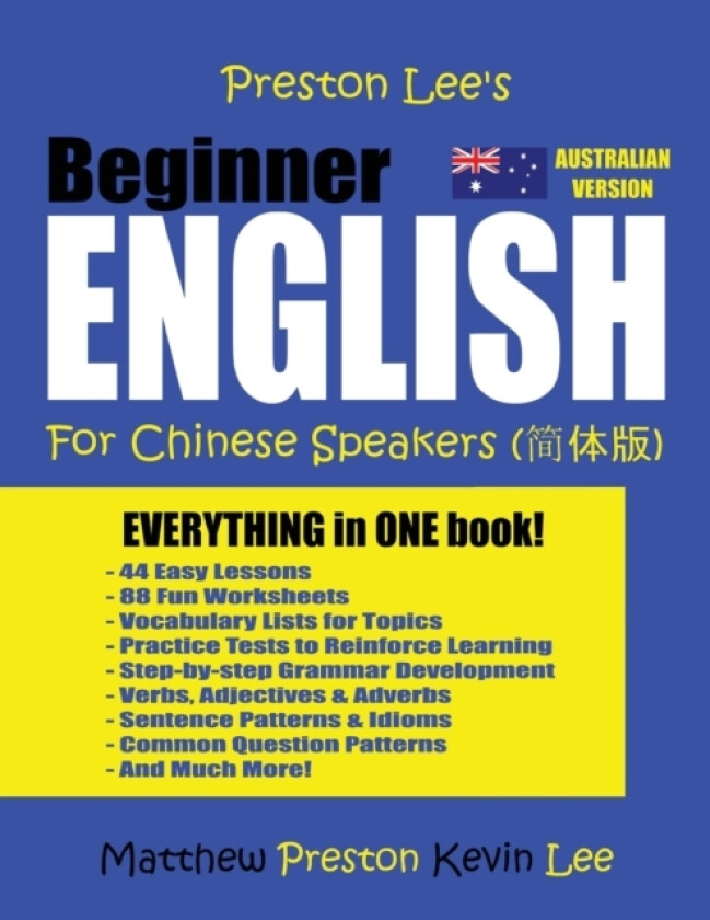 Preston Lee's Beginner English For Chinese Speakers (Australian) av Matthew Preston, Kevin Lee (Paperback)
