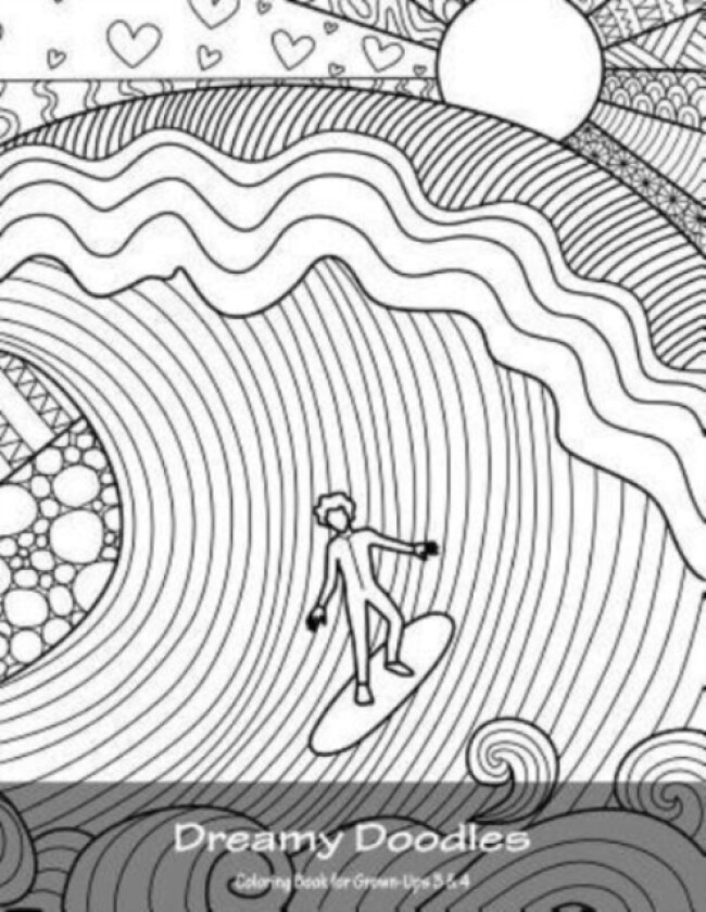 Dreamy Doodles Coloring Book for Grown-Ups 3 & 4 av Nick Snels (Paperback)