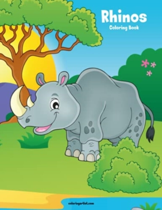 Rhinos Coloring Book 1 av Nick Snels (Paperback)