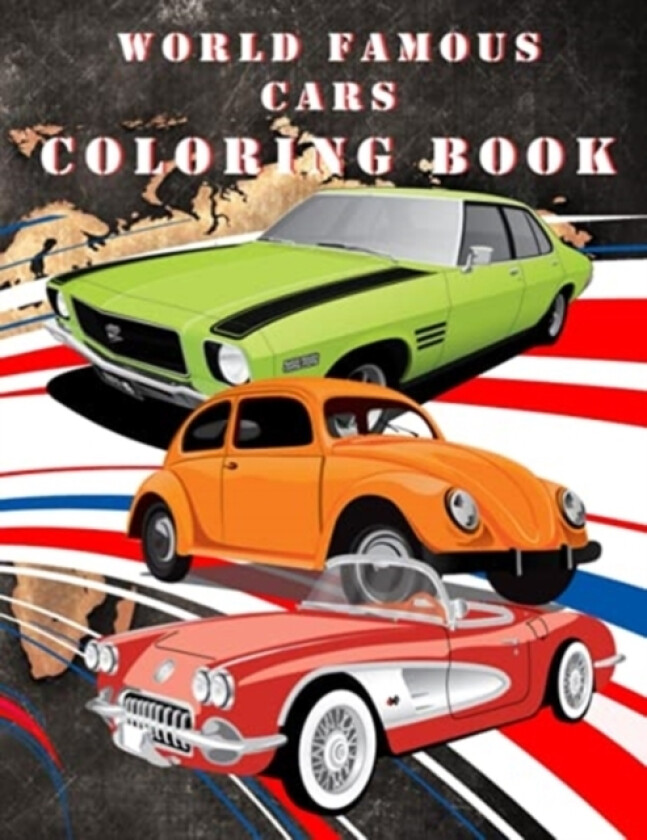 Worlds Famous Cars Coloring Book av MR Toly Zaychikov (Paperback)