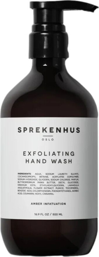 Sprekenhus Exfoliating Hand Wash 500ml - Amber Infatuation Håndsåpe  unisex