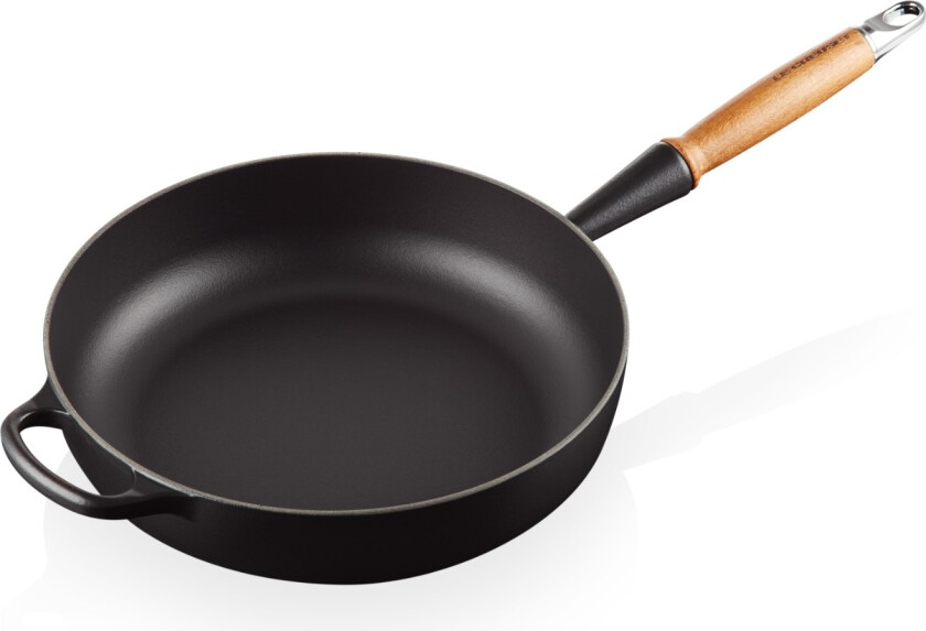 Sautepanne m/ trehåndtak Matte Black 28 cm