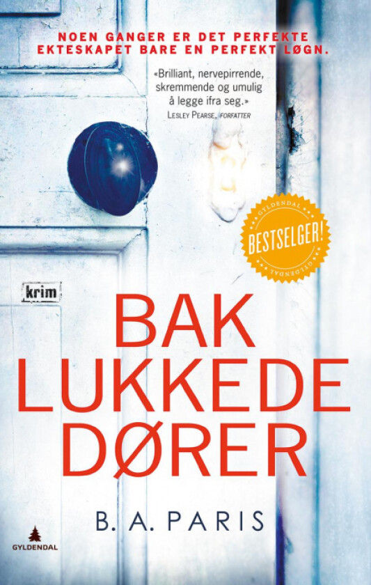 Bak lukkede dører av B.A. Paris