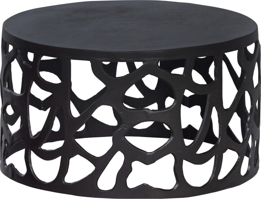 Jasper Sofabord Sort Ø64 cm
