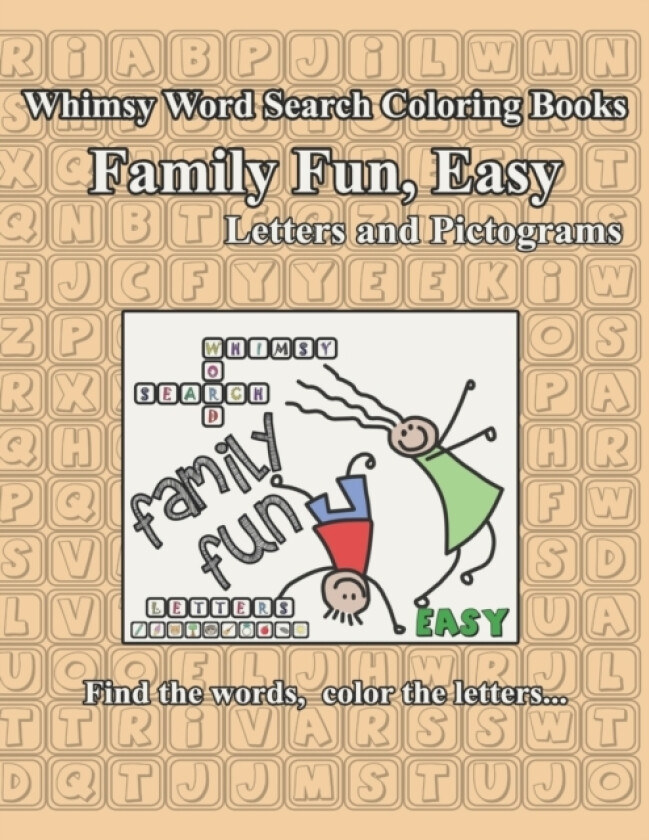 Whimsy Word Search, Family Fun, Easy, Letters and Pictograms av Claire Mestepey (Paperback)
