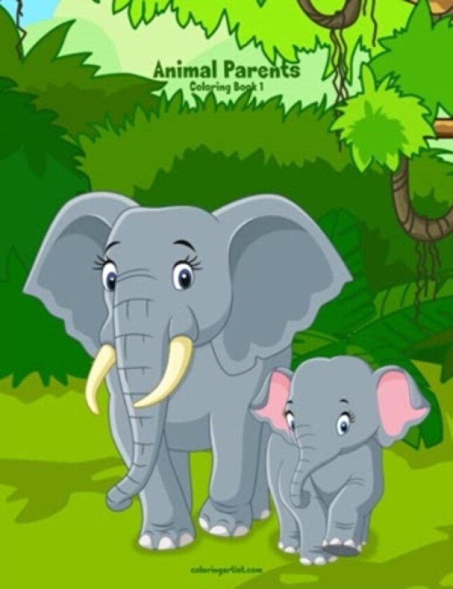 Animal Parents Coloring Book 1 av Nick Snels (Paperback)