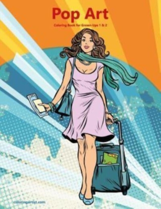 Pop Art Coloring Book for Grown-Ups 1 & 2 av Nick Snels (Paperback)