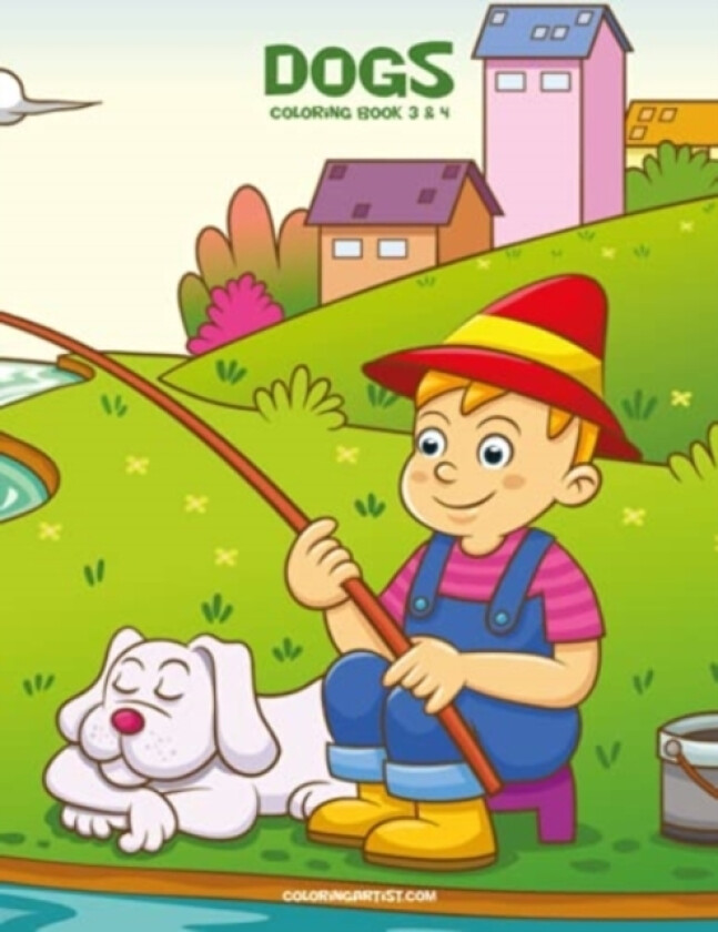Dogs Coloring Book 3 & 4 av Nick Snels (Paperback)
