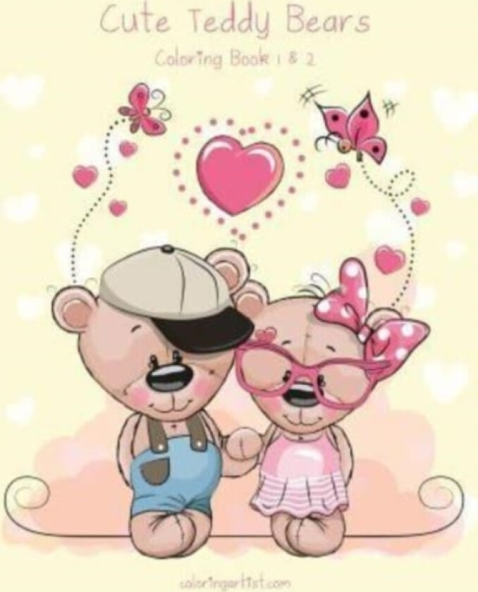 Cute Teddy Bears Coloring Book 1 & 2 av Nick Snels (Paperback)