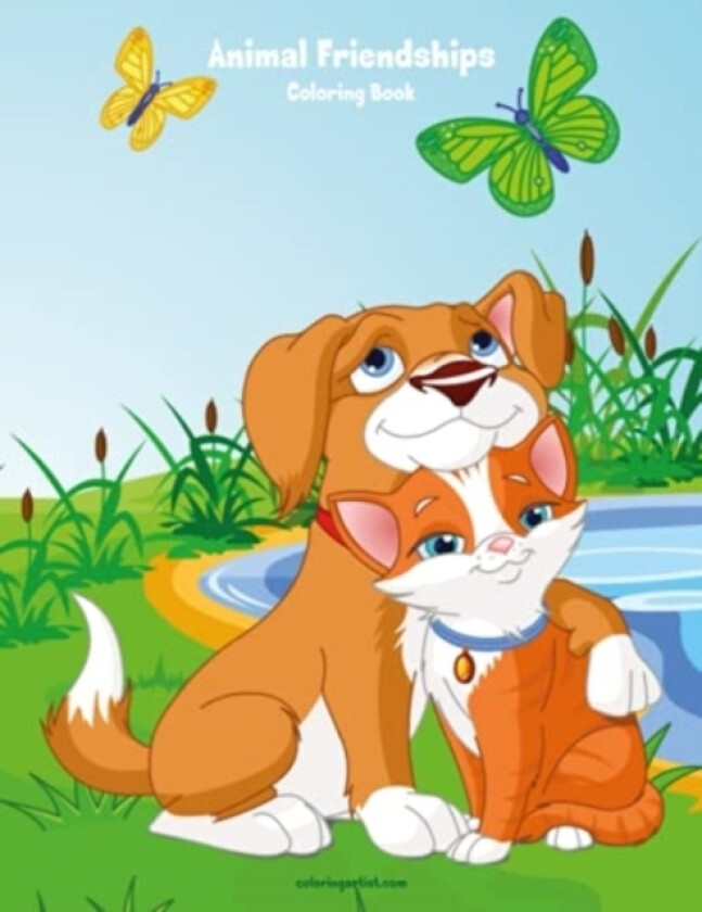 Animal Friendships Coloring Book 1 av Nick Snels (Paperback)