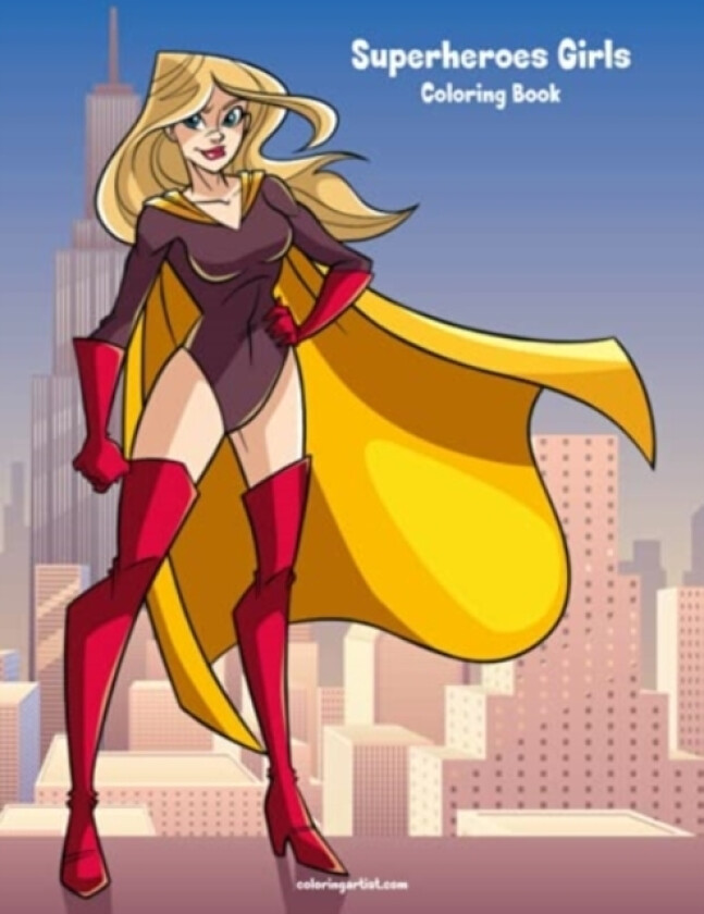 Superheroes Girls Coloring Book 1 av Nick Snels (Paperback)