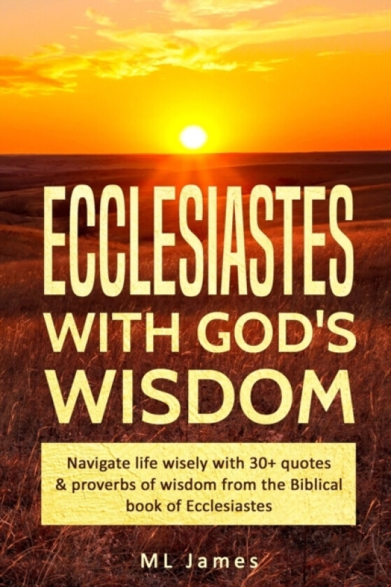 Ecclesiastes with God's Wisdom av ML James (Paperback)