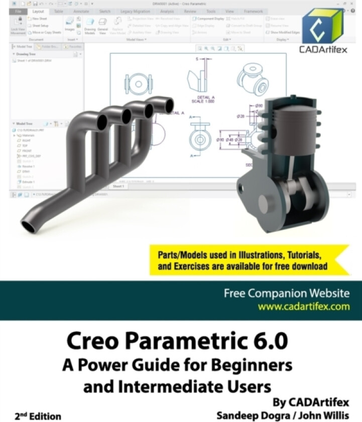 Creo Parametric 6.0 av John Willis, Sandeep Dogra, Cadartifex (Paperback)
