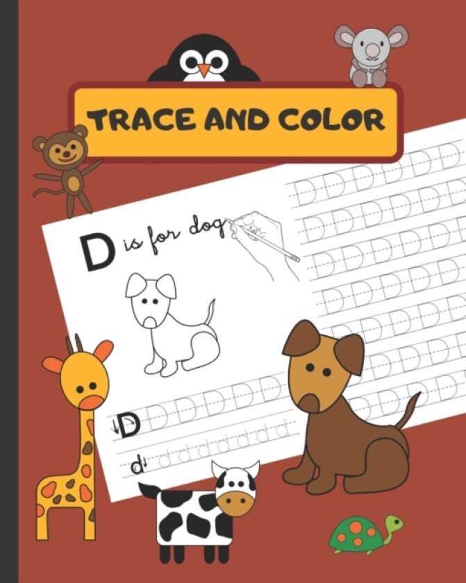 Trace and Color av Preschool Notebooks (Paperback)