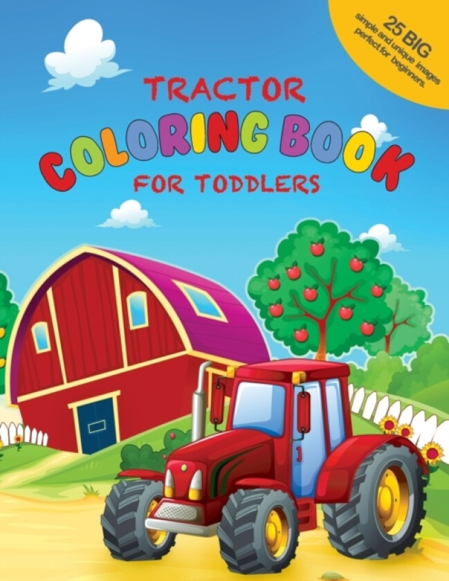 Tractor Coloring Book For Toddlers av Sunny Day Coloring Books (Paperback)