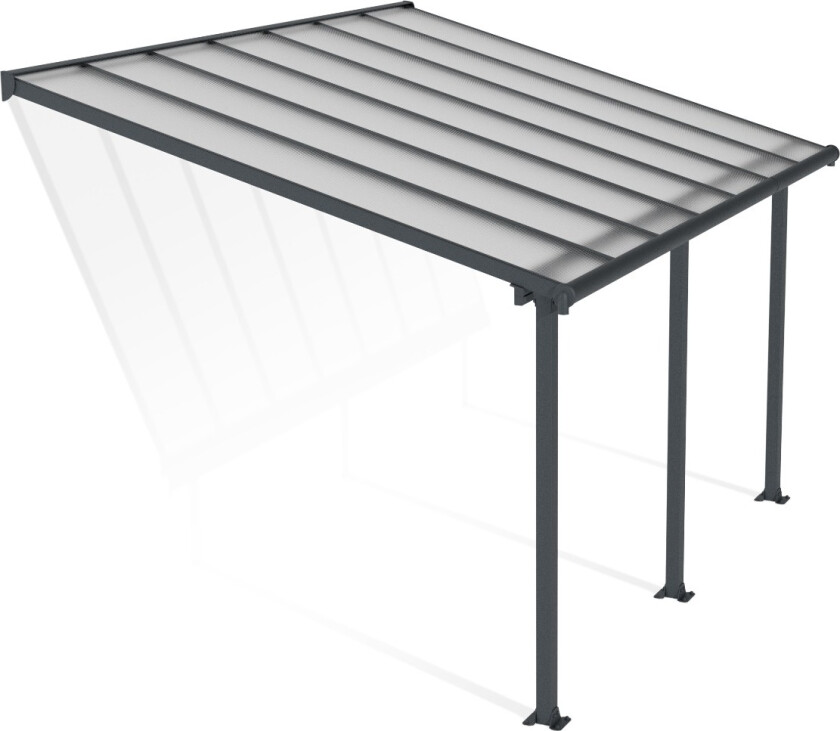Palram - Canopia Olympia Pergola Grå 12,8 m²