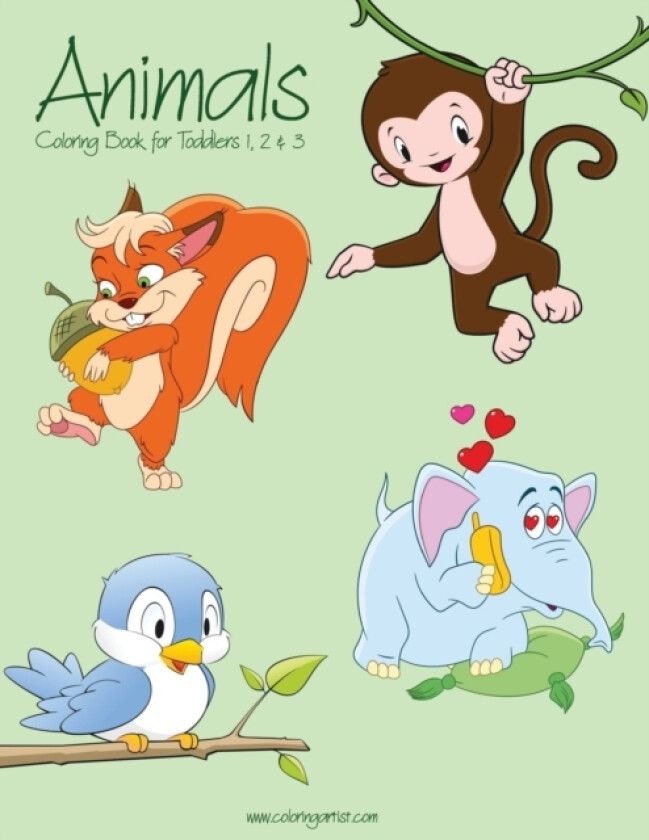 Animals Coloring Book for Toddlers 1, 2 & 3 av Nick Snels (Paperback)