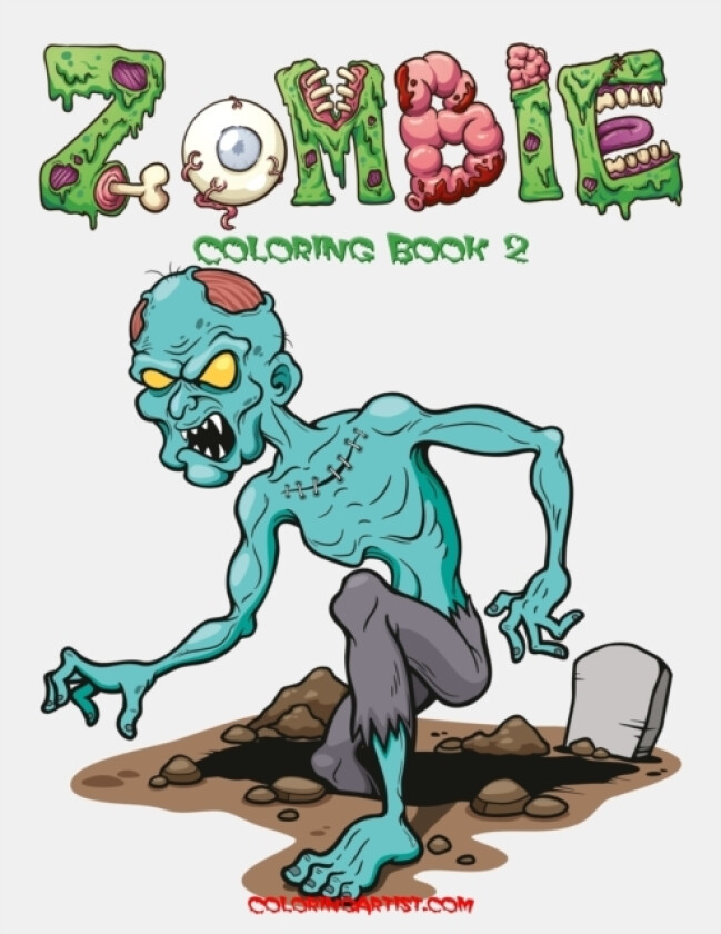 Zombie Coloring Book 2 av Nick Snels (Paperback)