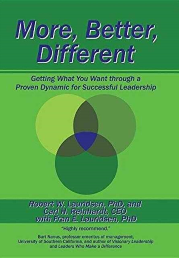 More, Better, Different av R Lauridsen, C Reinhardt, F Lauridsen (Hardcover)