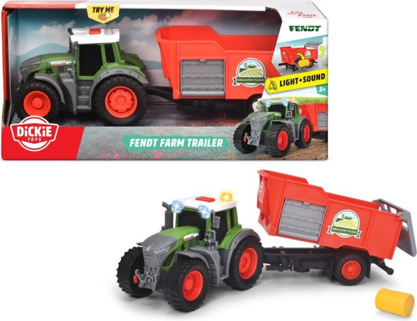 Bilde av Fendt Traktor med Henger, Dickie Toys