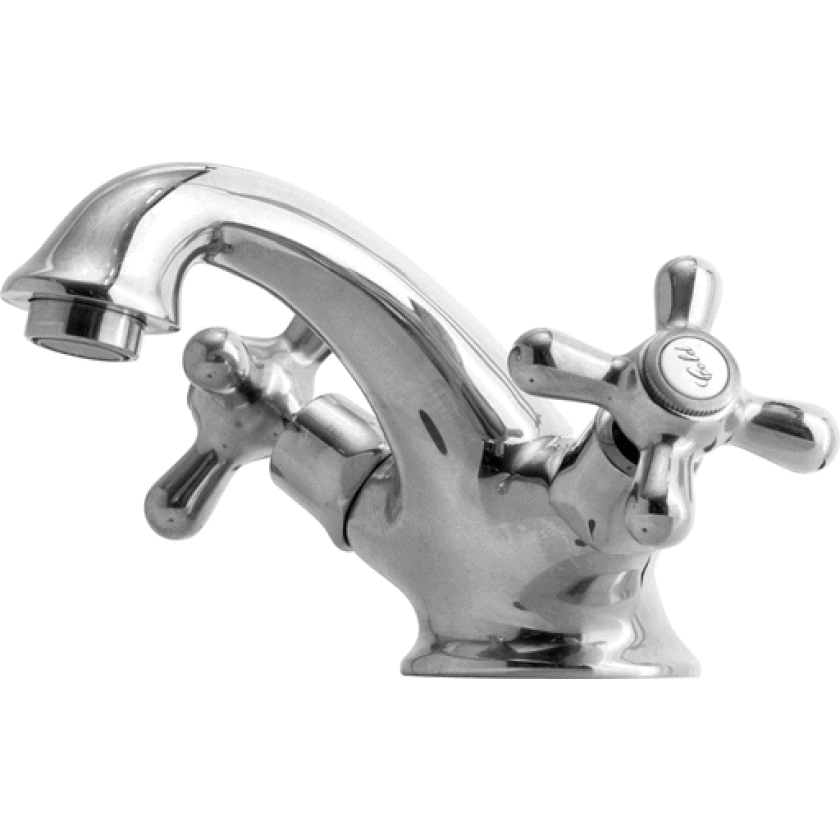 Retro servantbatteri, krom