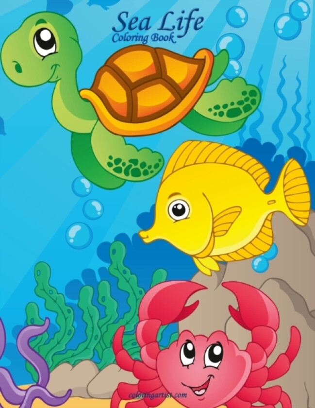 Sea Life Coloring Book 1 av Nick Snels (Paperback)