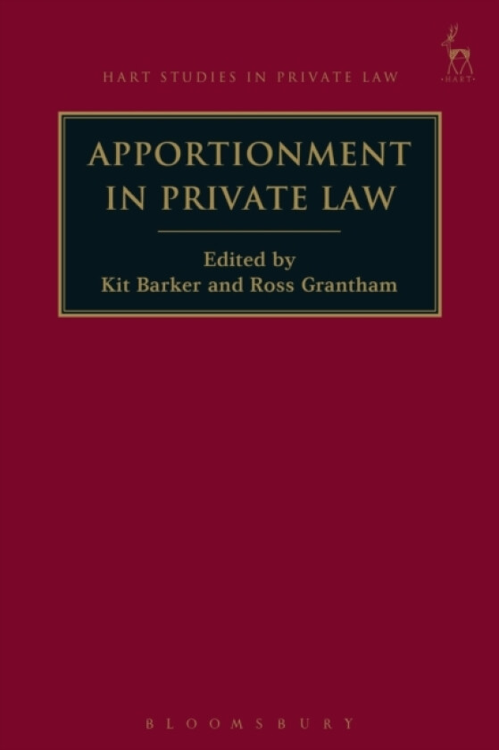 Apportionment in Private Law av Professor Kit Barker, Ross Grantham (Paperback)