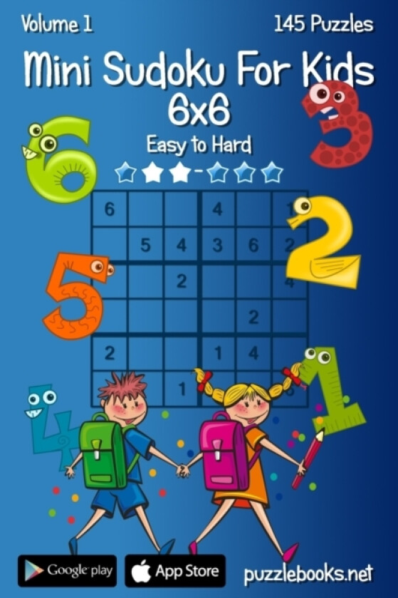 Mini Sudoku For Kids 6x6 - Easy to Hard - Volume 1 - 145 Puzzles av Nick Snels (Paperback)