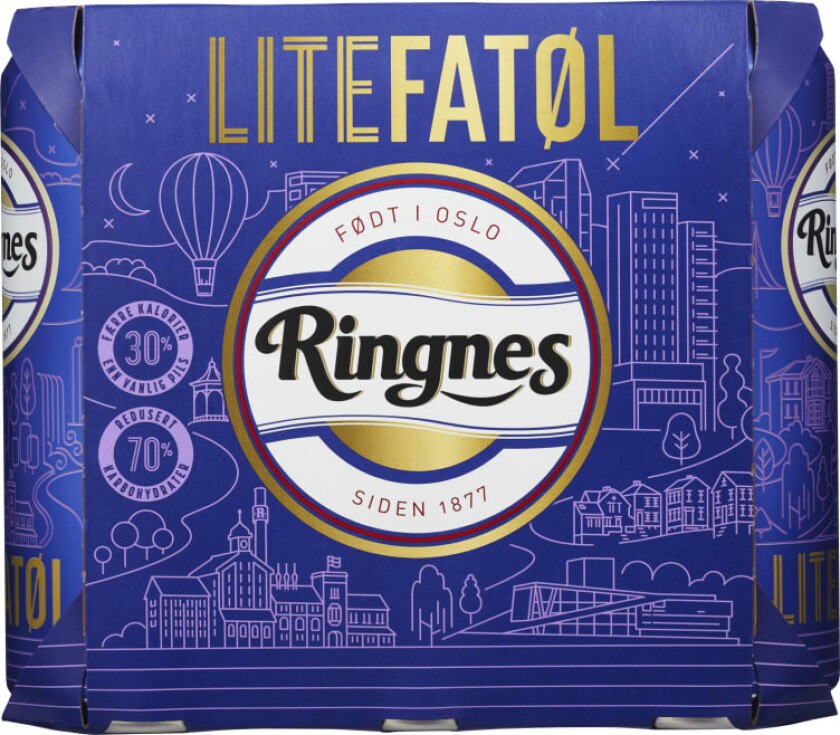 Ringnes Lite Fatøl 0,5lx6 boks