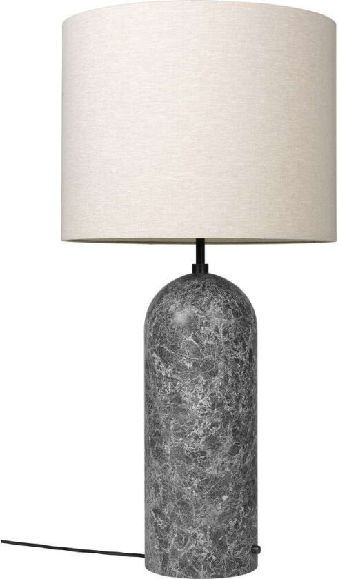 Gravity Floor Lamp XL Low Canvas / Grey Marble