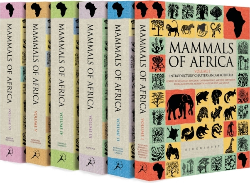 Mammals of Africa av Jonathan Kingdon, David Happold, Thomas Butynski (Boxset)
