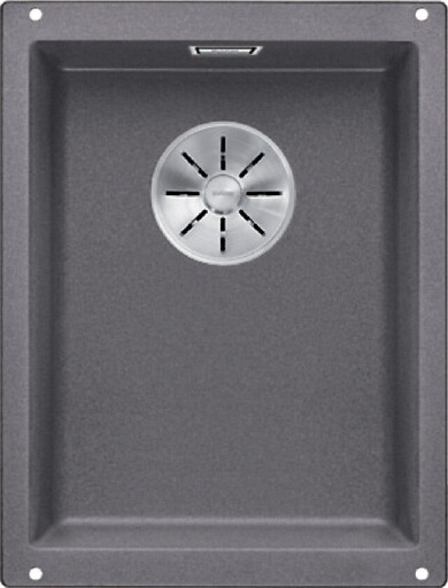 Subline 320-U kjøkkenvask, 35x46 cm, grå