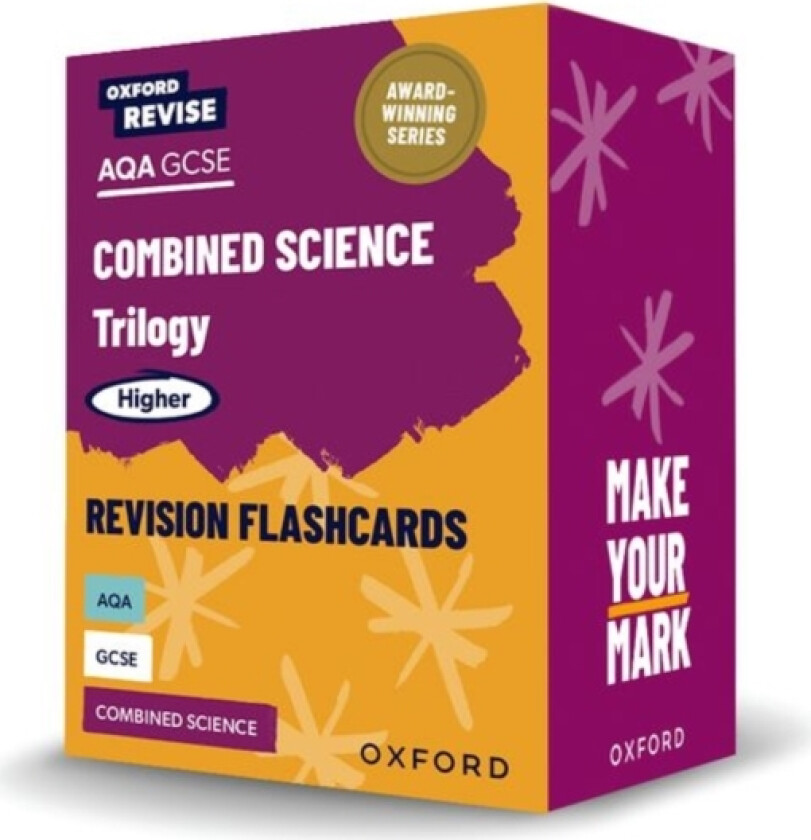 Oxford Revise: AQA GCSE Combined Science Trilogy Higher Revision Flashcards av Jo Locke, Helen Reynolds (Cards)