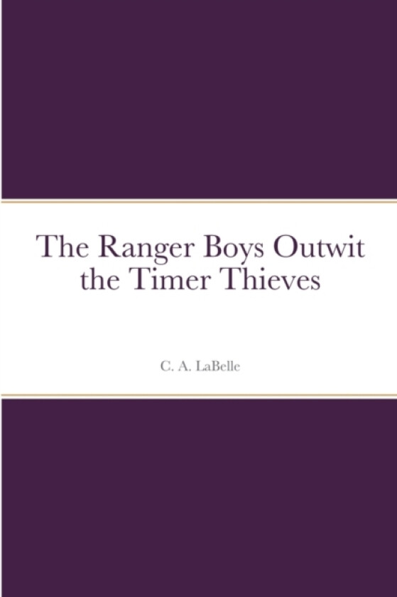 The Ranger Boys Outwit the Timer Thieves av C A LaBelle (Paperback)