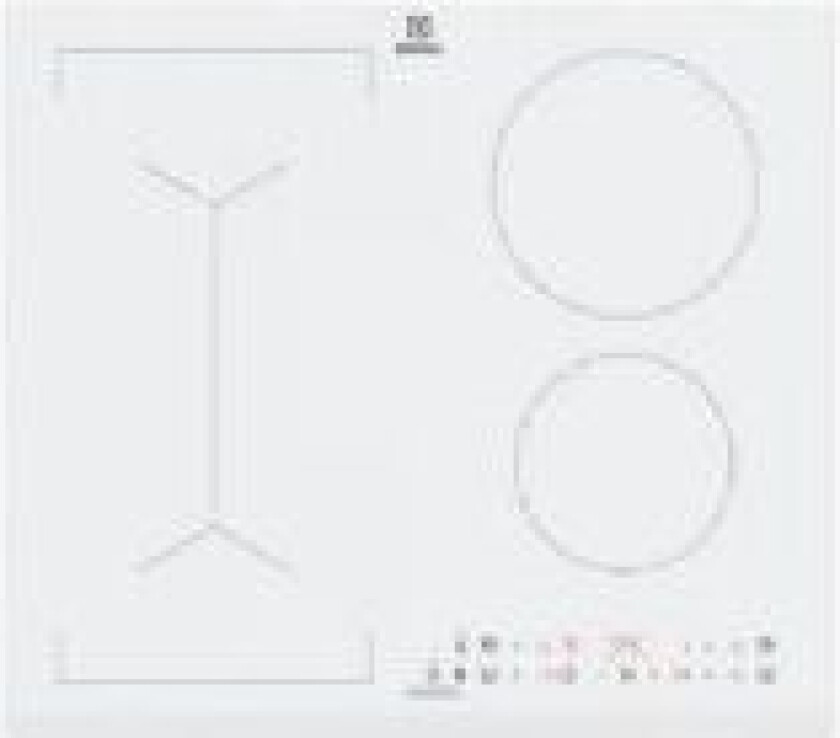LIV63431BW, Hvit, Innebygget, 59 cm, Sonebasert induksjon, 4 zone(s), 4 zone(s)