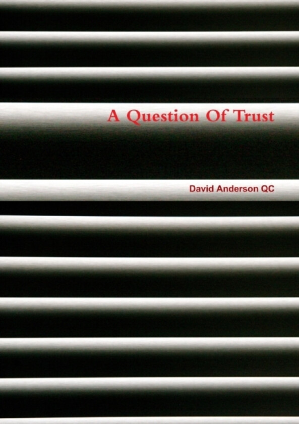 A Question Of Trust av David Anderson (Paperback)