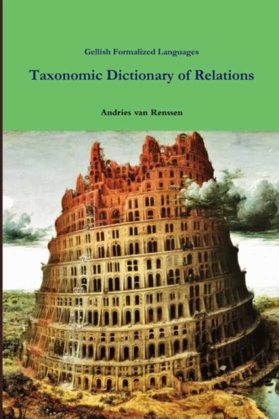 Taxonomic Dictionary of Relations av Andries Van Renssen (Paperback)
