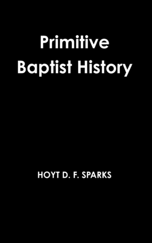 Primitive Baptist History av Hoyt D F Sparks (Hardcover)