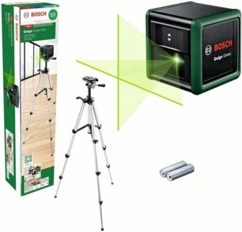 Home and Garden Quigo Green Set Krydslinjelaser