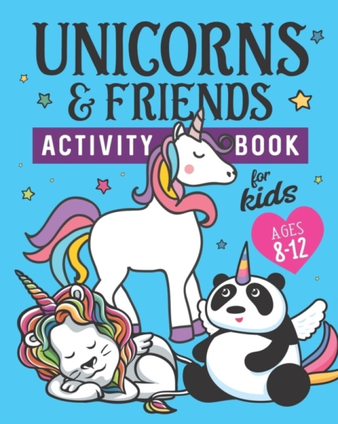 Unicorns & Friends Activity Book for Kids Ages 8-12 av Kreative on the Brain, Studiometzger (Paperback)