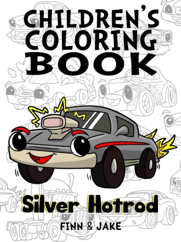 Children's Coloring Book, Silver Hotrod av Finn and Jake (Paperback)
