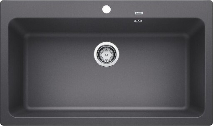 Naya XL 9 UX kjøkkenvask, 86x51 cm, grå