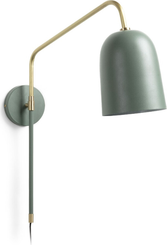 Audrie Vegglampe Grønn